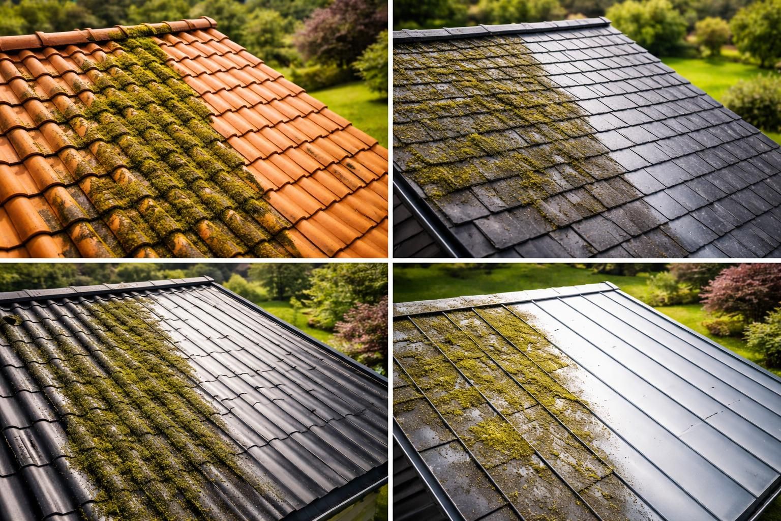 découvrez quel anti-mousse choisir selon votre type de toiture pour une protection efficace et durable contre les mousses et lichens.