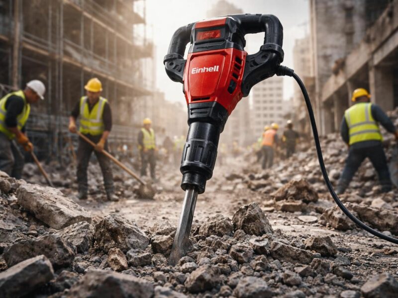 Avis marteau-piqueur Einhell : la puissance de démolition à prix serré