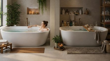 Baignoire grande largeur : avantages et inconvénients