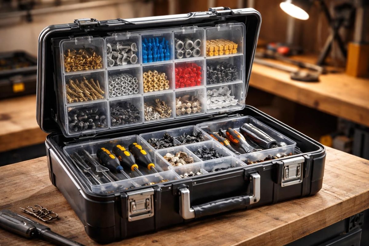 Caisse à outils : les meilleurs rangements pour petits accessoires