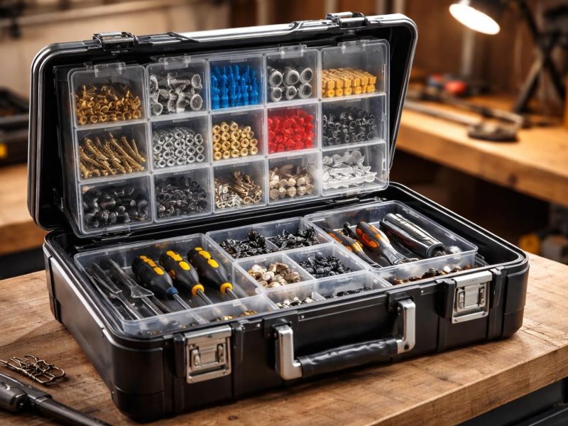 Caisse à outils : les meilleurs rangements pour petits accessoires
