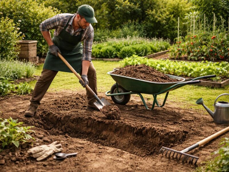 Comment décaisser le sol efficacement pour vos projets de jardinage