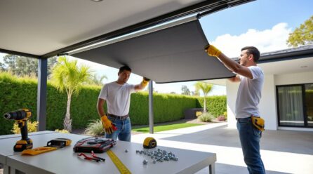 Comment installer une toile pergola rétractable en toute simplicité
