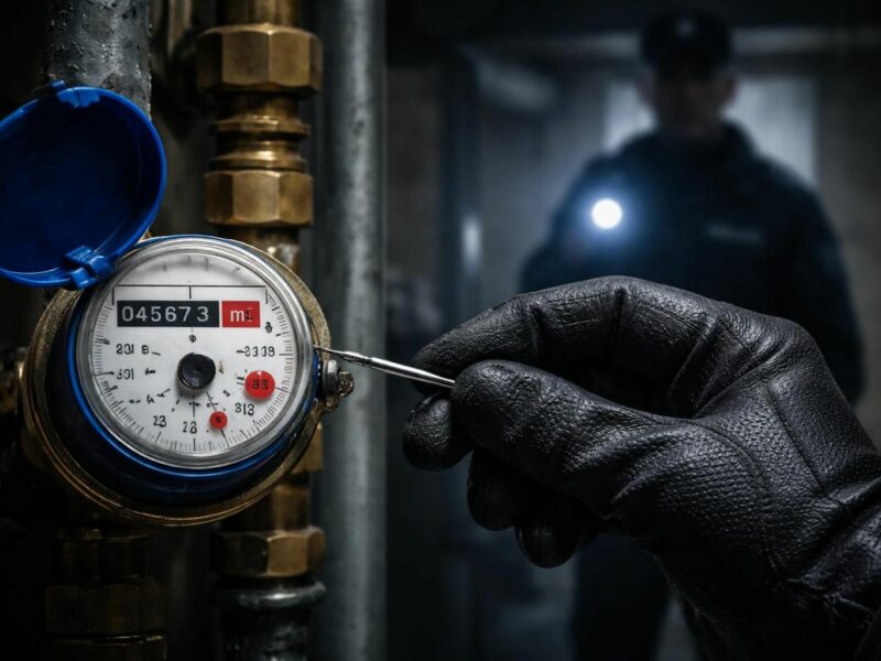 Comment truquer un compteur d’eau : risques et sanctions