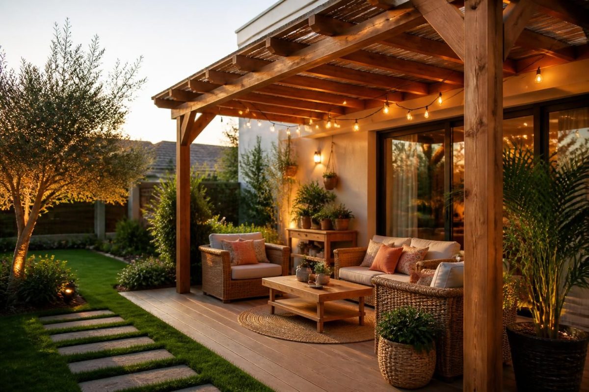 Comment une pergola bois adossée améliore le confort de votre extérieur