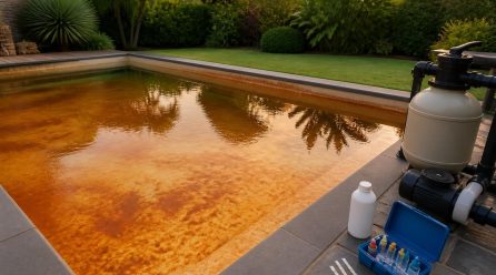 Eau ferrugineuse de la piscine : les meilleures pratiques d’entretien à suivre
