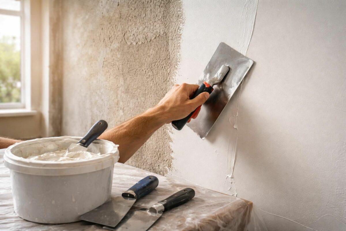 Enduire un mur : techniques et erreurs à éviter