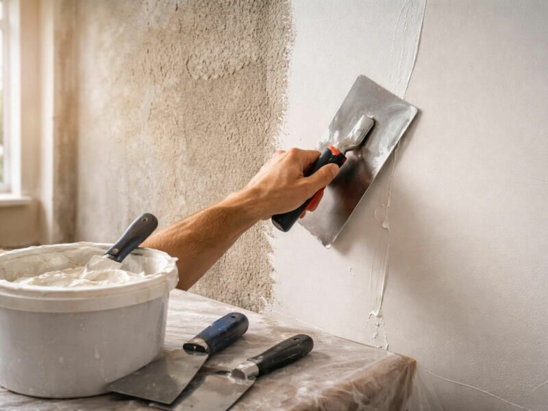 Enduire un mur : techniques et erreurs à éviter
