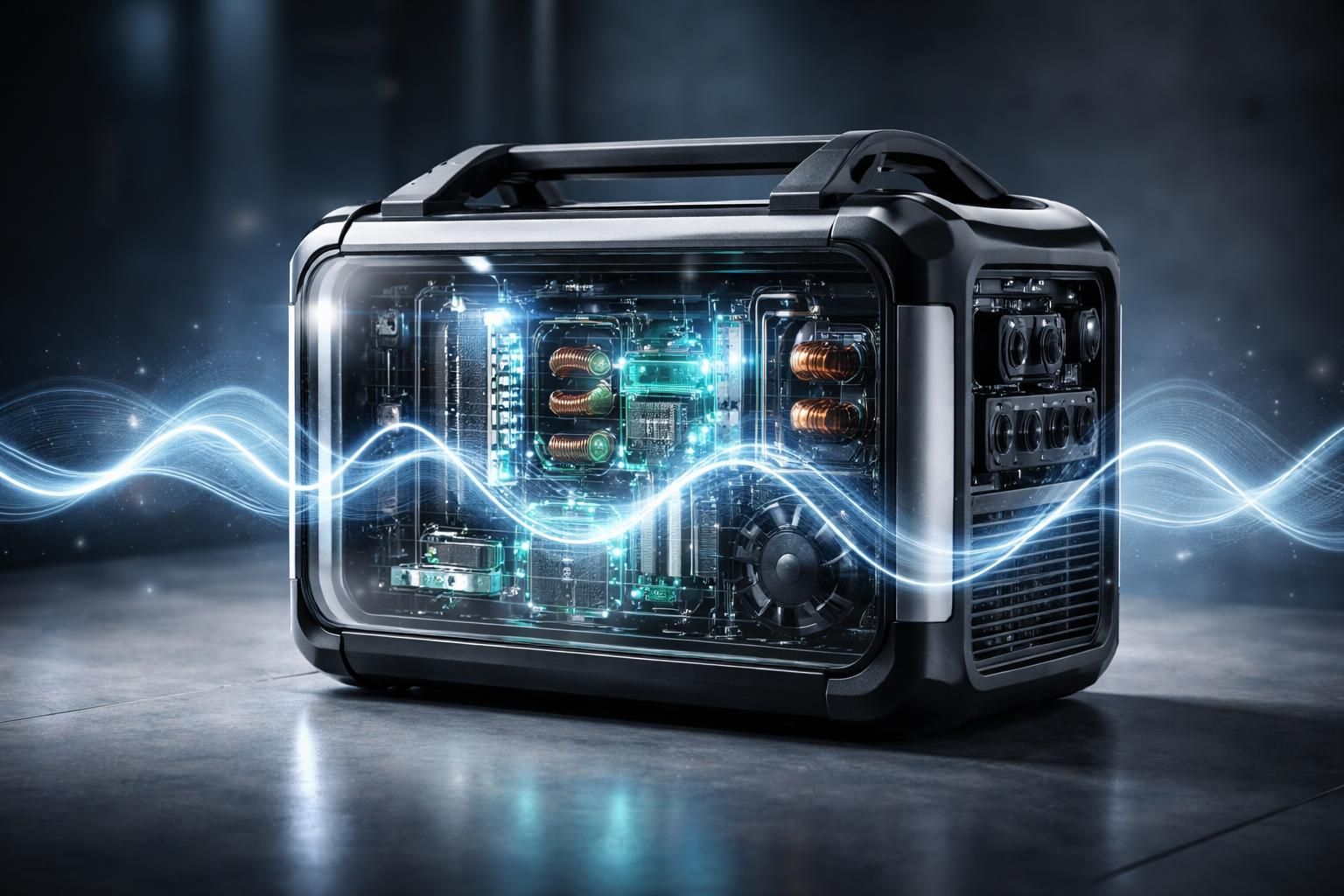 découvrez le groupe vario, équipé de la technologie inverter, pour une stabilisation optimale de votre courant électrique, assurant performance et sécurité.