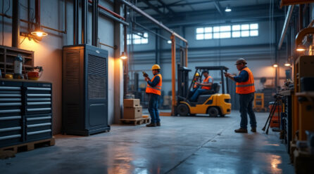 Guide complet sur l’installation d’un aérotherme à gaz pour industrie EH 35