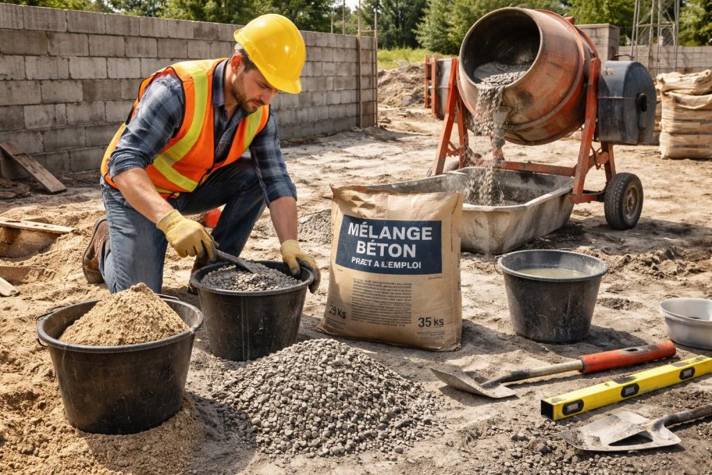 découvrez notre guide pratique pour le dosage précis du béton avec un mélange sable-gravier tout prêt. astuces et conseils pour réussir vos travaux de construction facilement et efficacement.