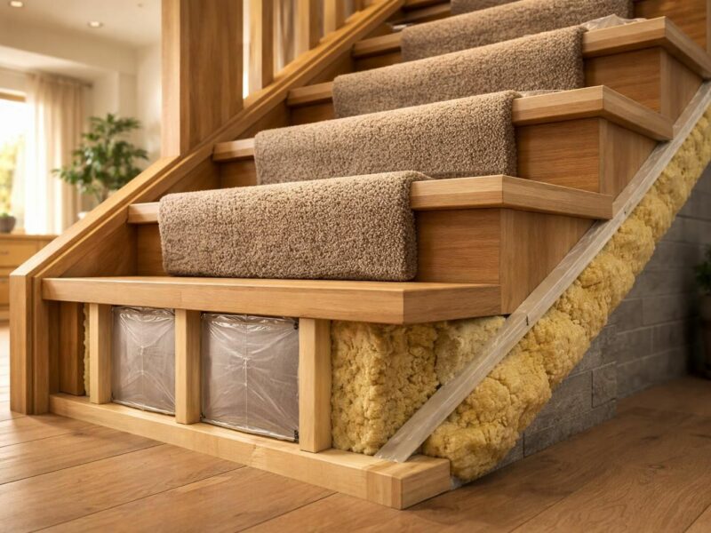 Isolation thermique : comment isoler efficacement un escalier froid ou bruyant ?