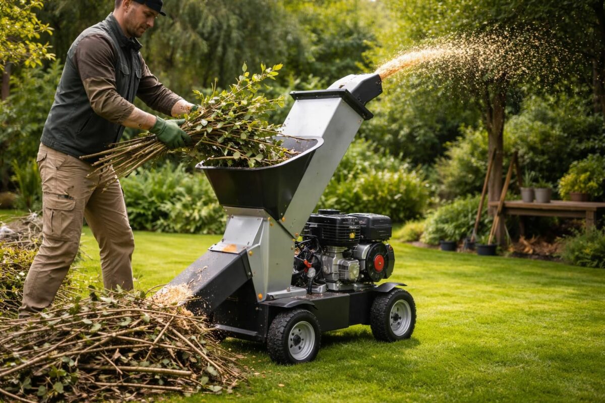 Jardin : comment fonctionne réellement un broyeur de branches ?