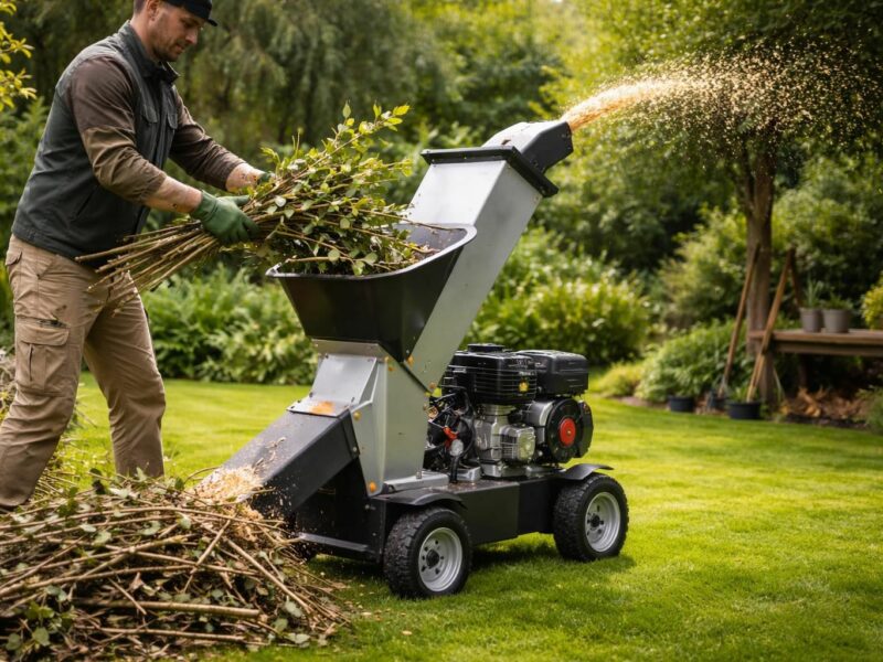 Jardin : comment fonctionne réellement un broyeur de branches ?