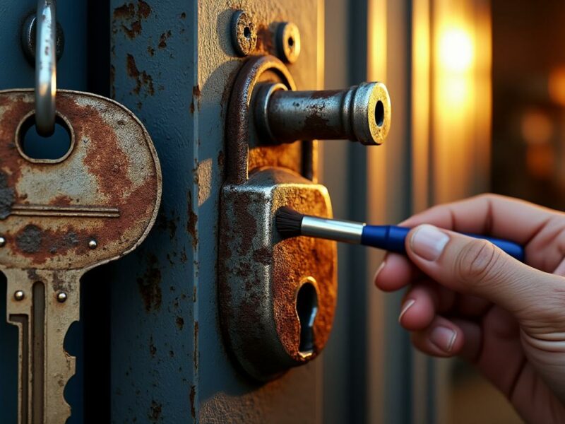Les causes fréquentes de déblocage d’une serrure grippée et comment les éviter