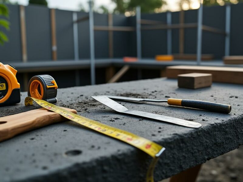 Les étapes essentielles pour bâtir une terrasse suspendue en béton réussie