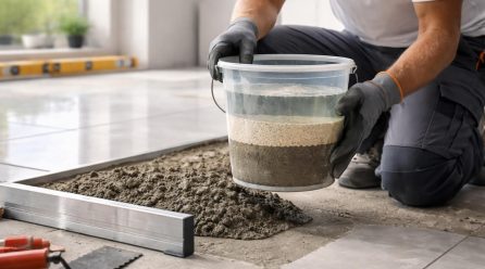Les secrets du dosage pour la chape avec carrelage pour garantir une finition parfaite