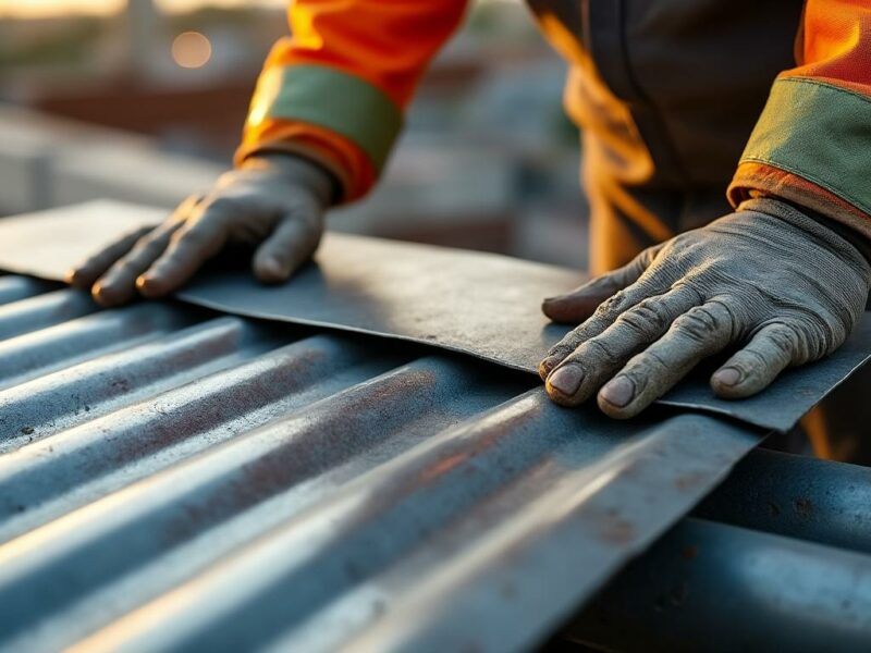 Les techniques essentielles de chevauchement de la tôle ondulée dans la construction