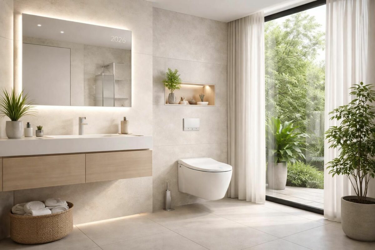 Les tendances actuelles des cabinets de toilettes avec eau courante en 2026