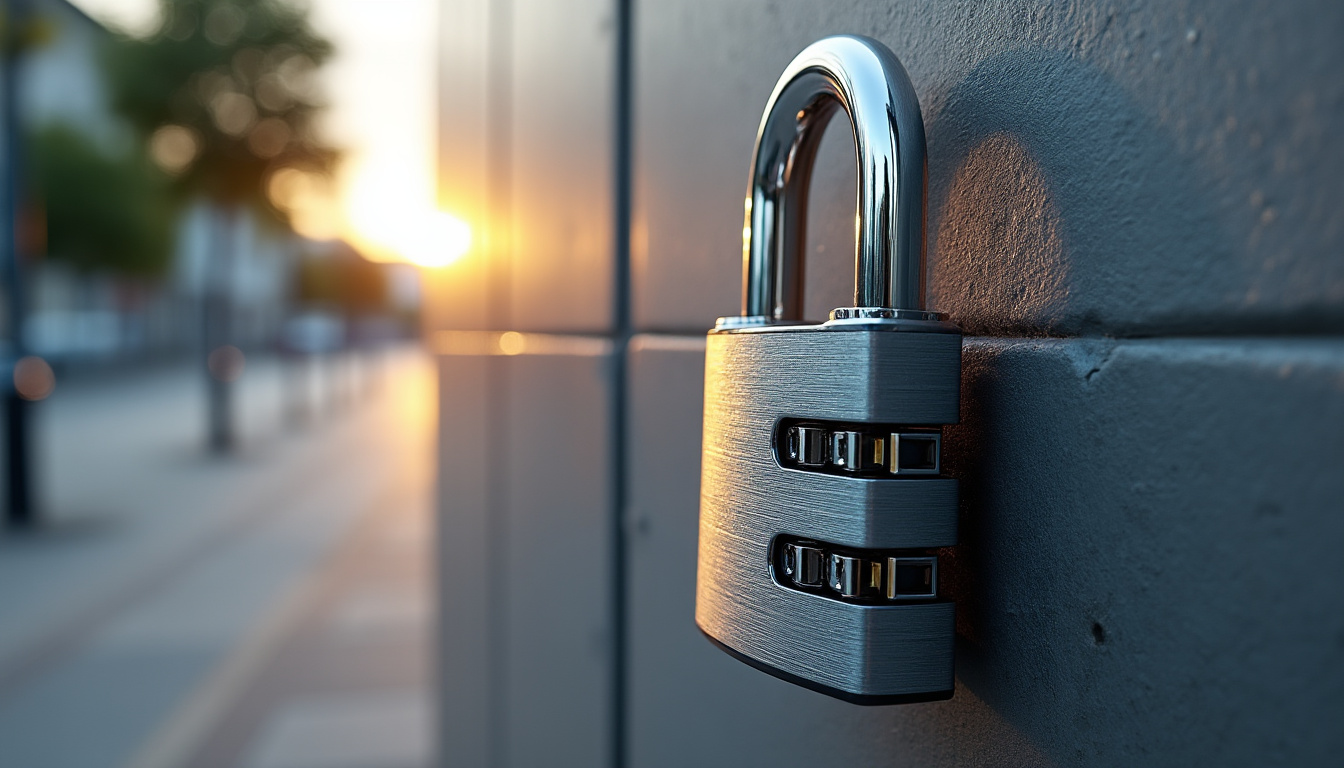 découvrez notre cadenas innovant doté d'un mécanisme anti-crochetage breveté, conçu pour offrir une protection optimale et renforcer la sécurité de vos biens.