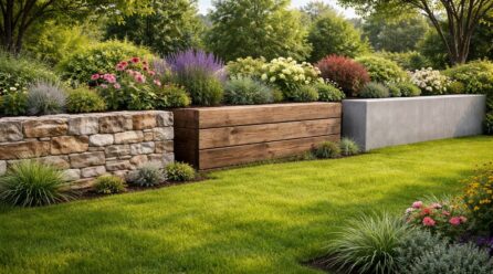 Matériaux pour muret : pierre, bois ou béton, quel choix pour votre jardin ?