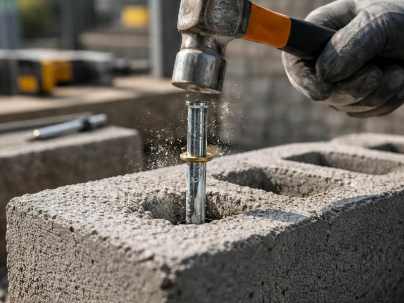 Mettre une cheville dans un parpaing : la technique pour une tenue record