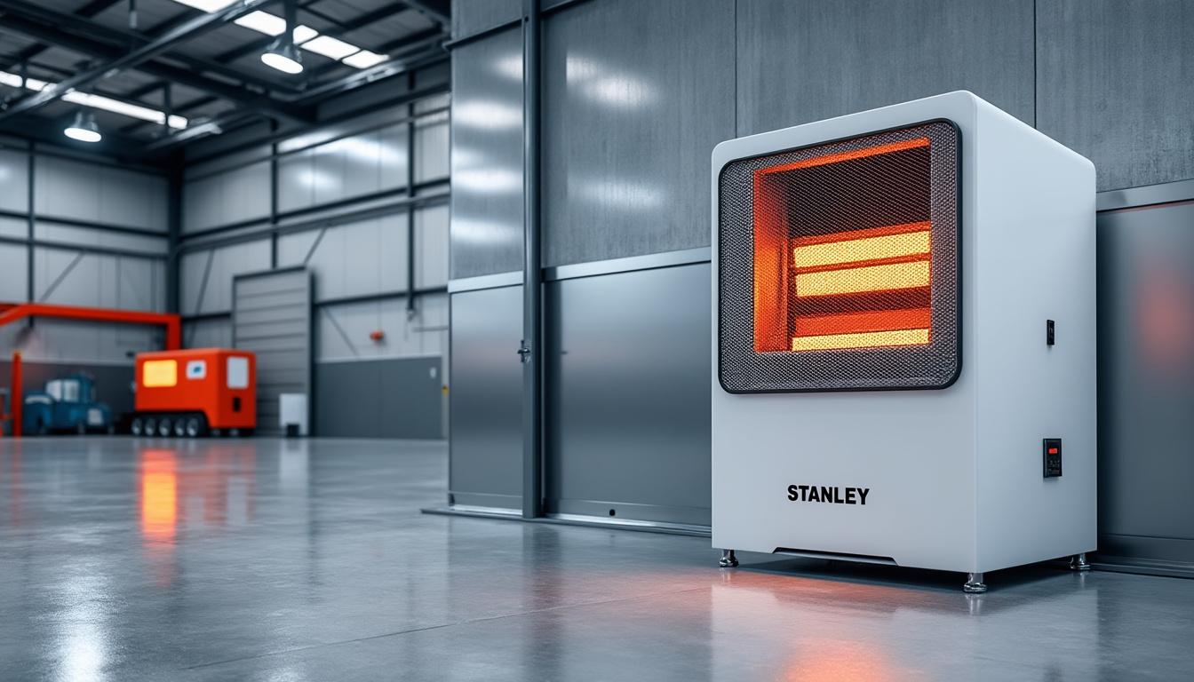 améliorez l'efficacité énergétique de votre espace de travail avec le chauffage industriel stanley 3300w. idéal pour optimiser votre consommation d'énergie, ce modèle puissant et performant garantit un confort thermique inégalé tout en réduisant vos coûts de chauffage. découvrez la solution parfaite pour un environnement de travail agréable et éco-responsable.