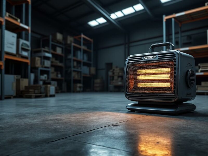 Optimisez votre consommation d’énergie avec le chauffage industriel Stanley 3300W