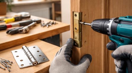 Paumelle : comment remplacer une paumelle de porte facilement