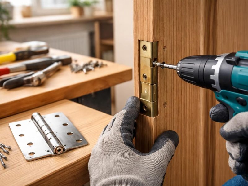 Paumelle : comment remplacer une paumelle de porte facilement