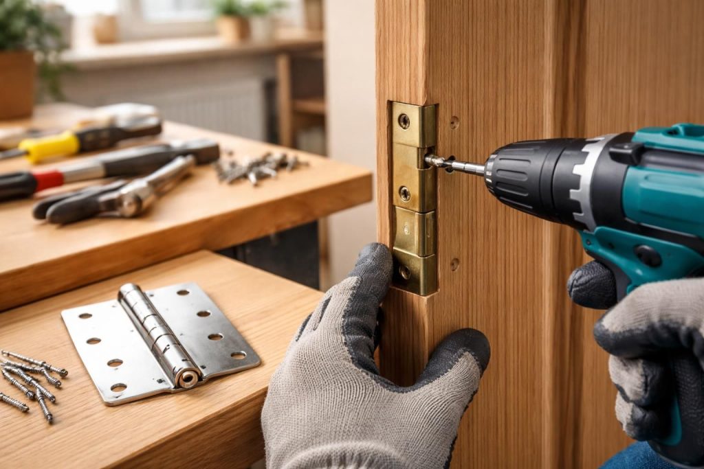 découvrez comment remplacer facilement une paumelle de porte grâce à notre guide étape par étape, pour un bricolage simple et rapide.