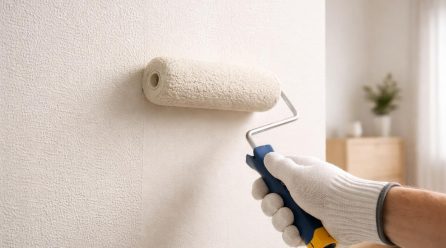 Peinture pour crépi intérieur au rouleau : éviter les traces