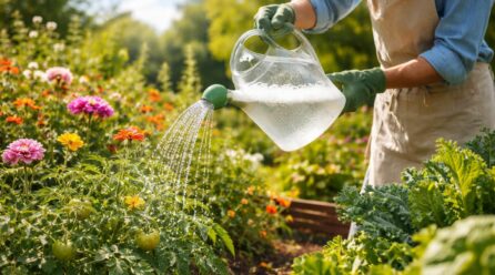 Peut-on utiliser l’eau savonneuse pour arroser le jardin ?