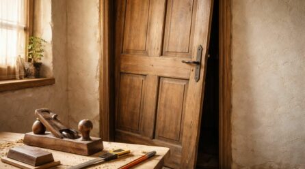 Porte en bois bloquée : astuces pour dégauchir et réparer sans casse