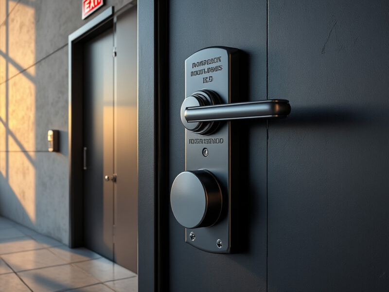 Pourquoi choisir une serrure coupe-feu pour issue de secours est essentiel pour la sécurité