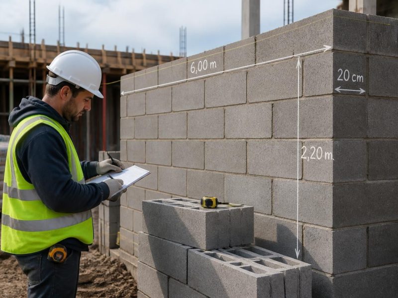 Pourquoi il est crucial de savoir combien de parpaing au m2 avant d’acheter