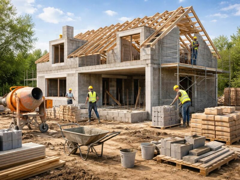 Prix du gros oeuvre pour maison en autoconstruction