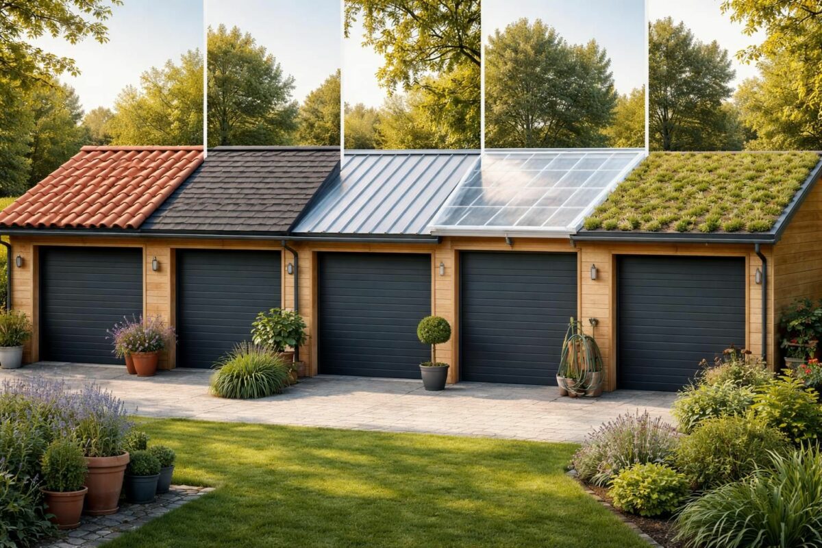 Quelle toiture choisir pour son garage ? Comparatif des meilleurs matériaux