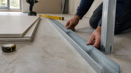 Rail pour Placo : dimensions et pose expliquées