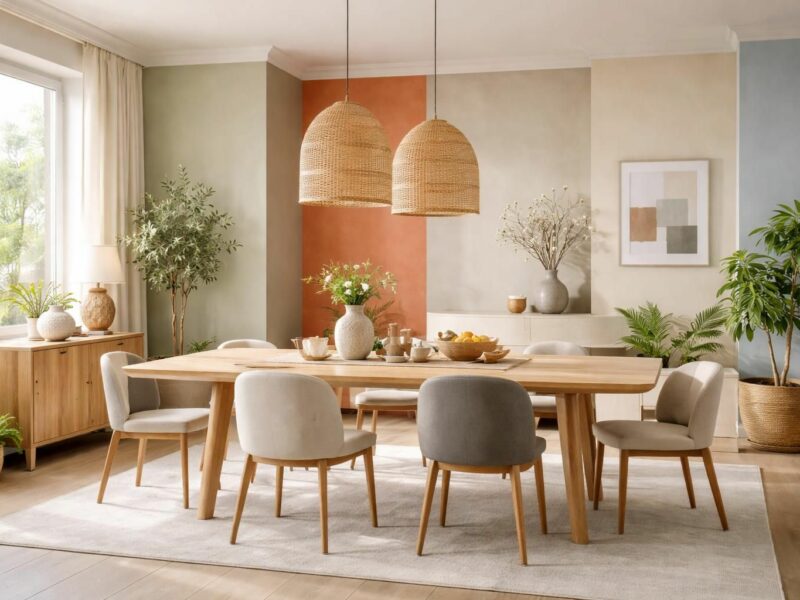 Salle à manger : quelles couleurs tendances choisir pour vos murs ?