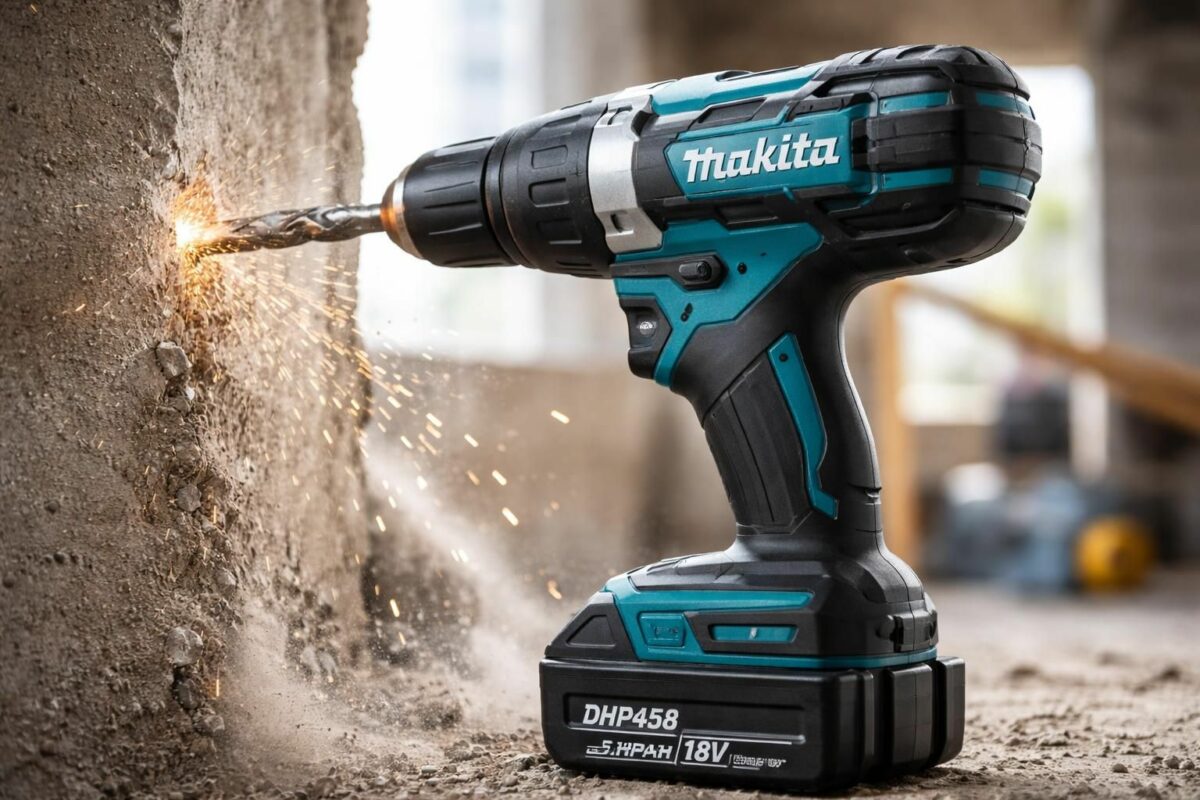 Test de la Makita DHP458Z : une perceuse à percussion surpuissante en 18V