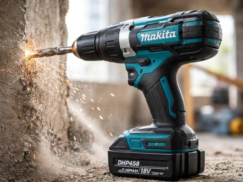 Test de la Makita DHP458Z : une perceuse à percussion surpuissante en 18V