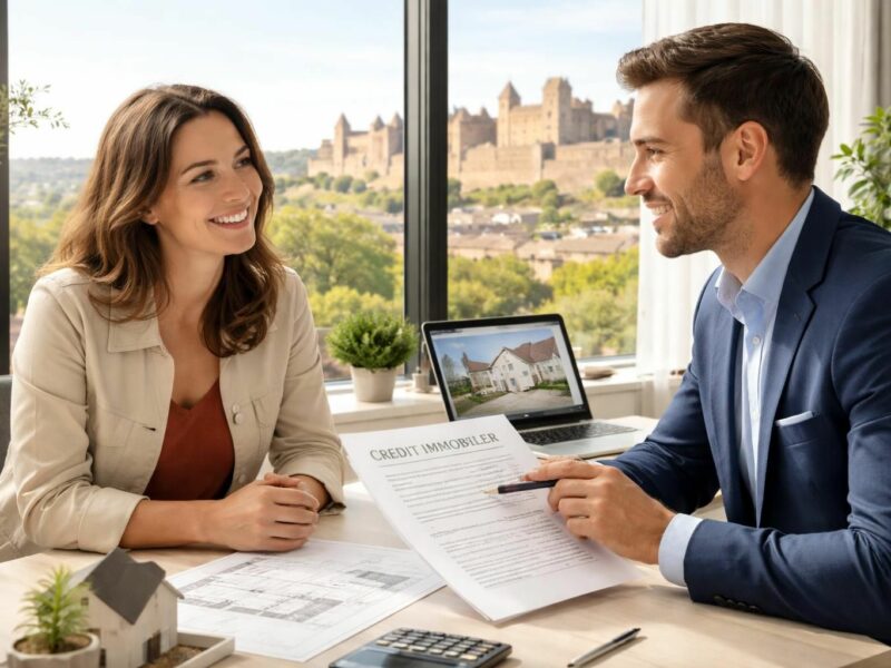 Trouver un courtier immobilier à Carcassonne pour son crédit maison
