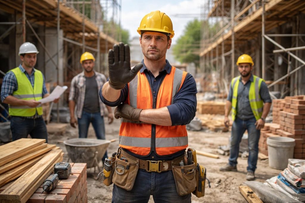 découvrez si un artisan peut légalement arrêter un chantier en cours et quelles sont les règles précises à respecter pour une interruption conforme.