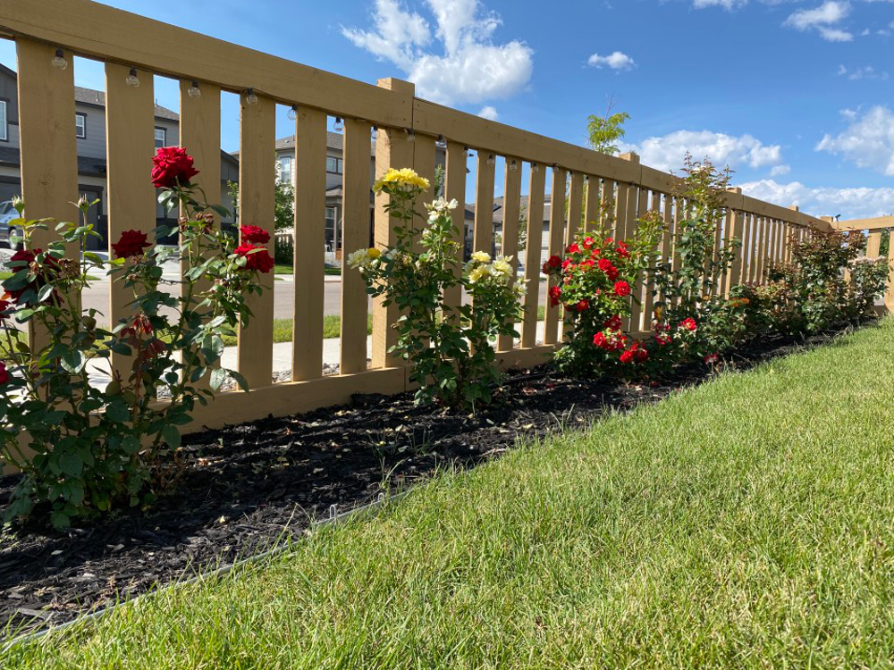 Quelle matière pas chère utiliser pour une clôture de jardin économique?