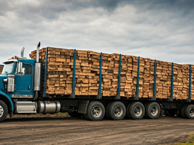 La livraison de bois de chauffage par semi-remorque transforme l’approvisionnement