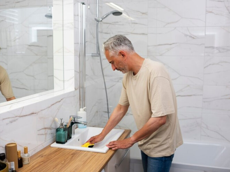 Moisissure de joint de douche en silicone transparent :  Astuces pour un nettoyage impeccable