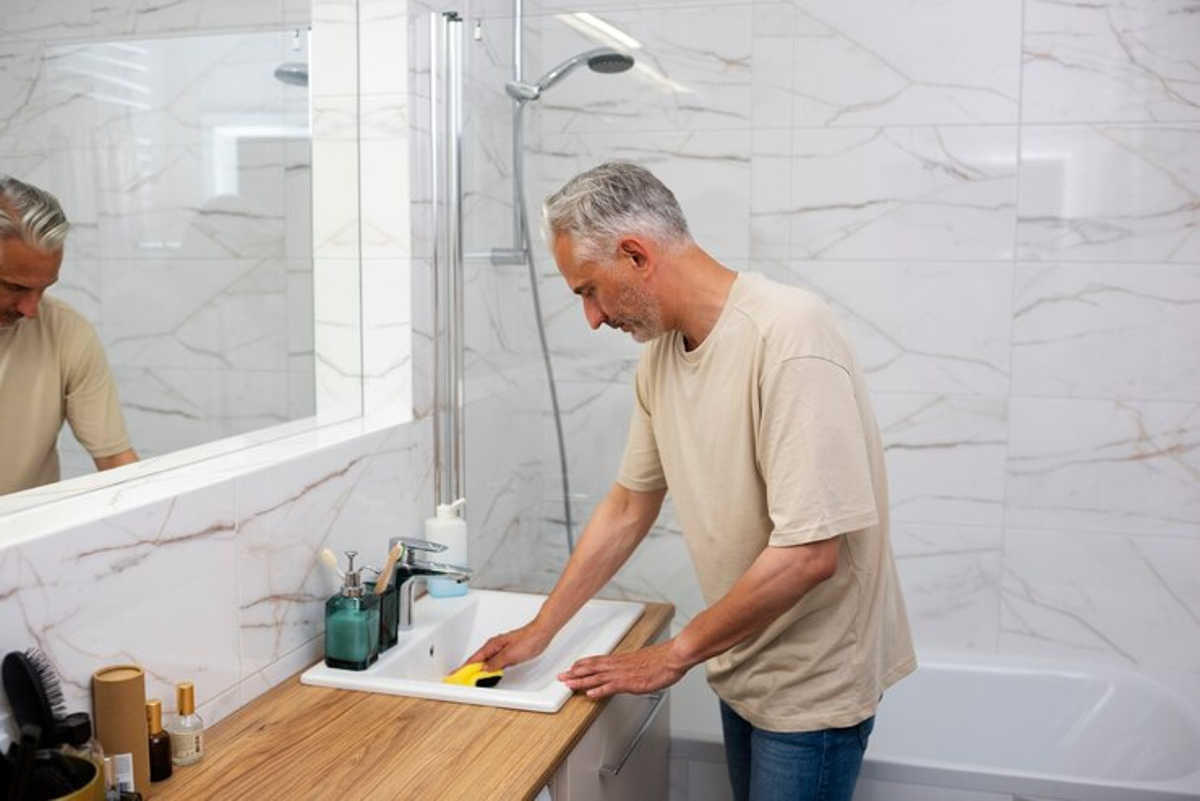 Moisissure de joint de douche en silicone transparent :  Astuces pour un nettoyage impeccable