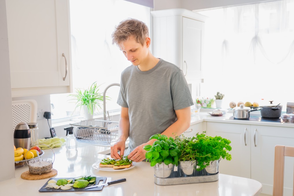 plante en pot cuisine